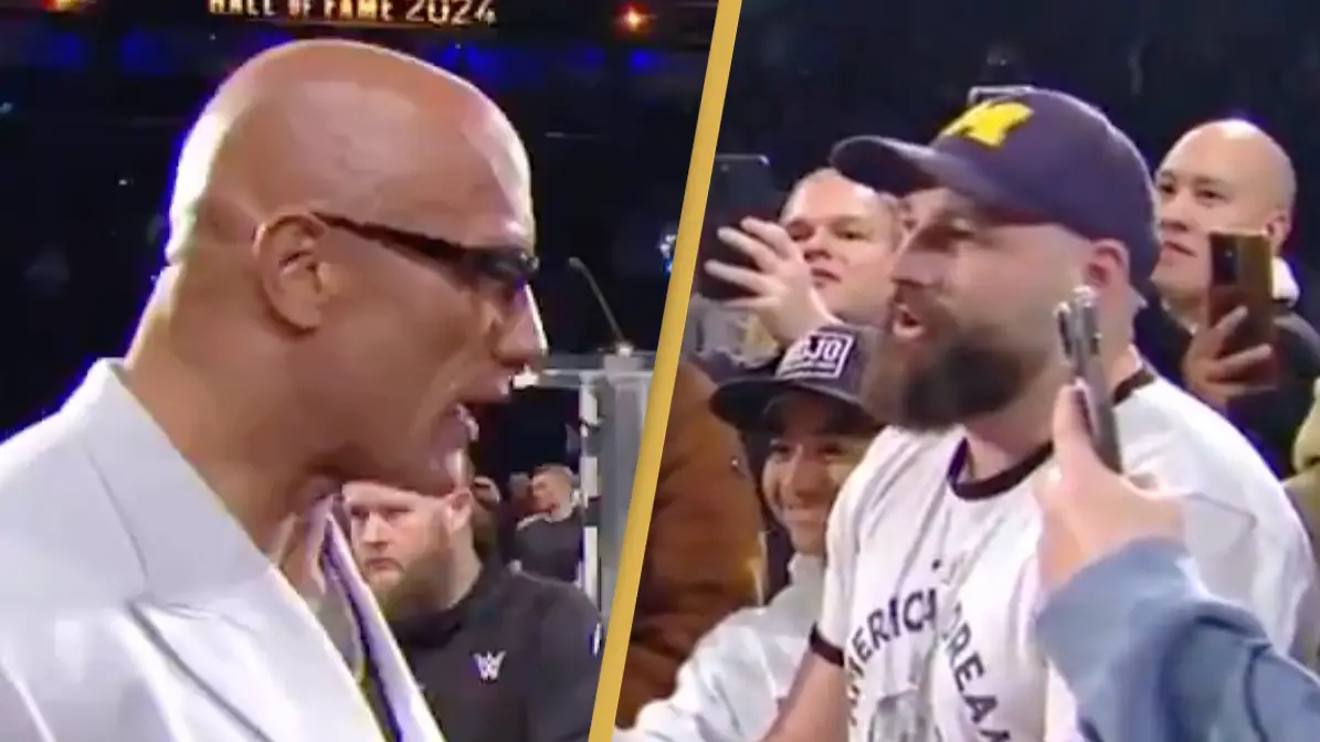 Dwayne Johnson tells fan to 'watch your f***ing mouth' as he gets into altercation
