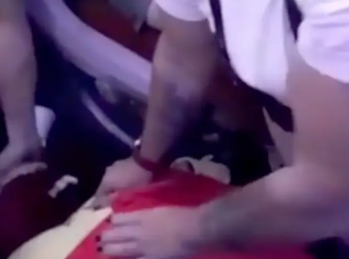 One passenger reported people being 'injured all over'.