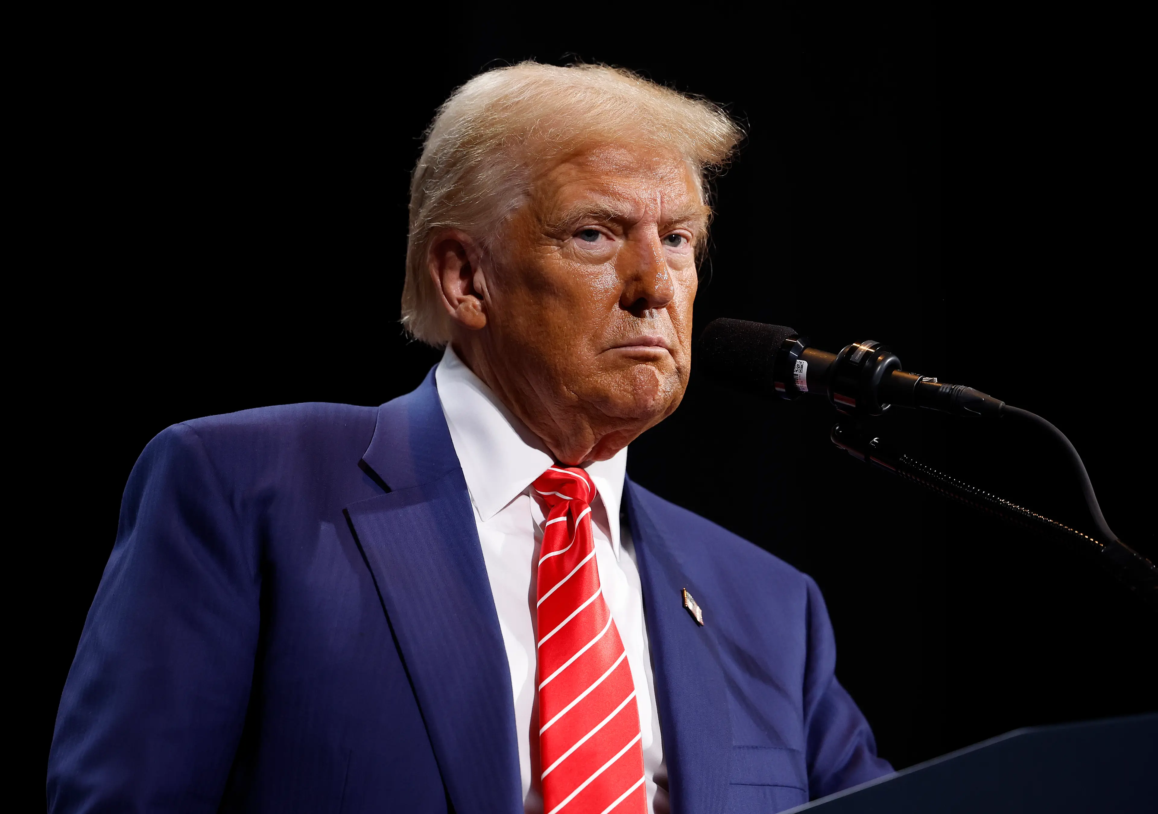 Donald Trump and Giorgia Meloni's relationship fractured at the G7 Summit (Kevin Dietsch/Getty Images)