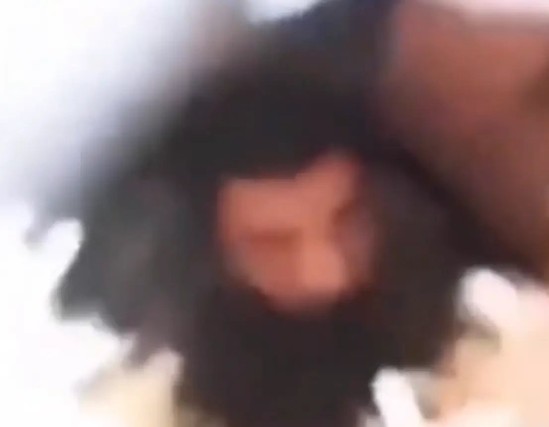 Omran was found in a space under the hay. (X/@m0ath)