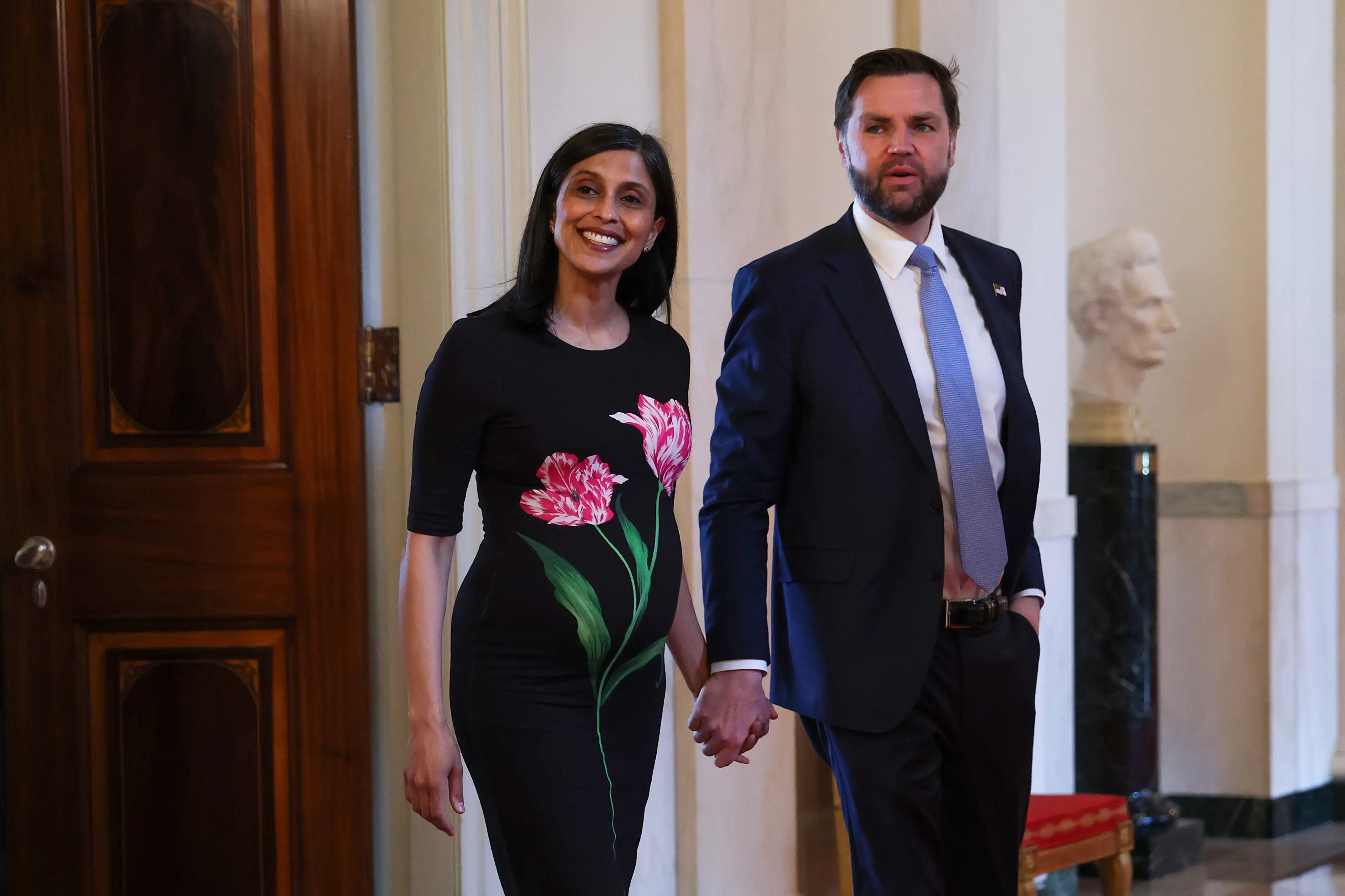 The Vance's will soon be welcoming their fourth child (Anna Moneymaker/Getty Images)