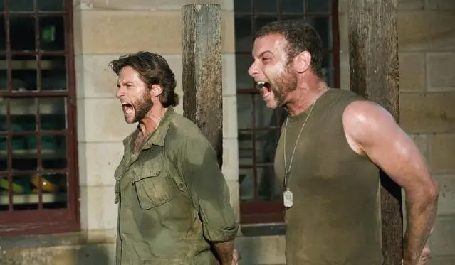 Schrieber and Jackman in X-Men Origins. (Marvel)