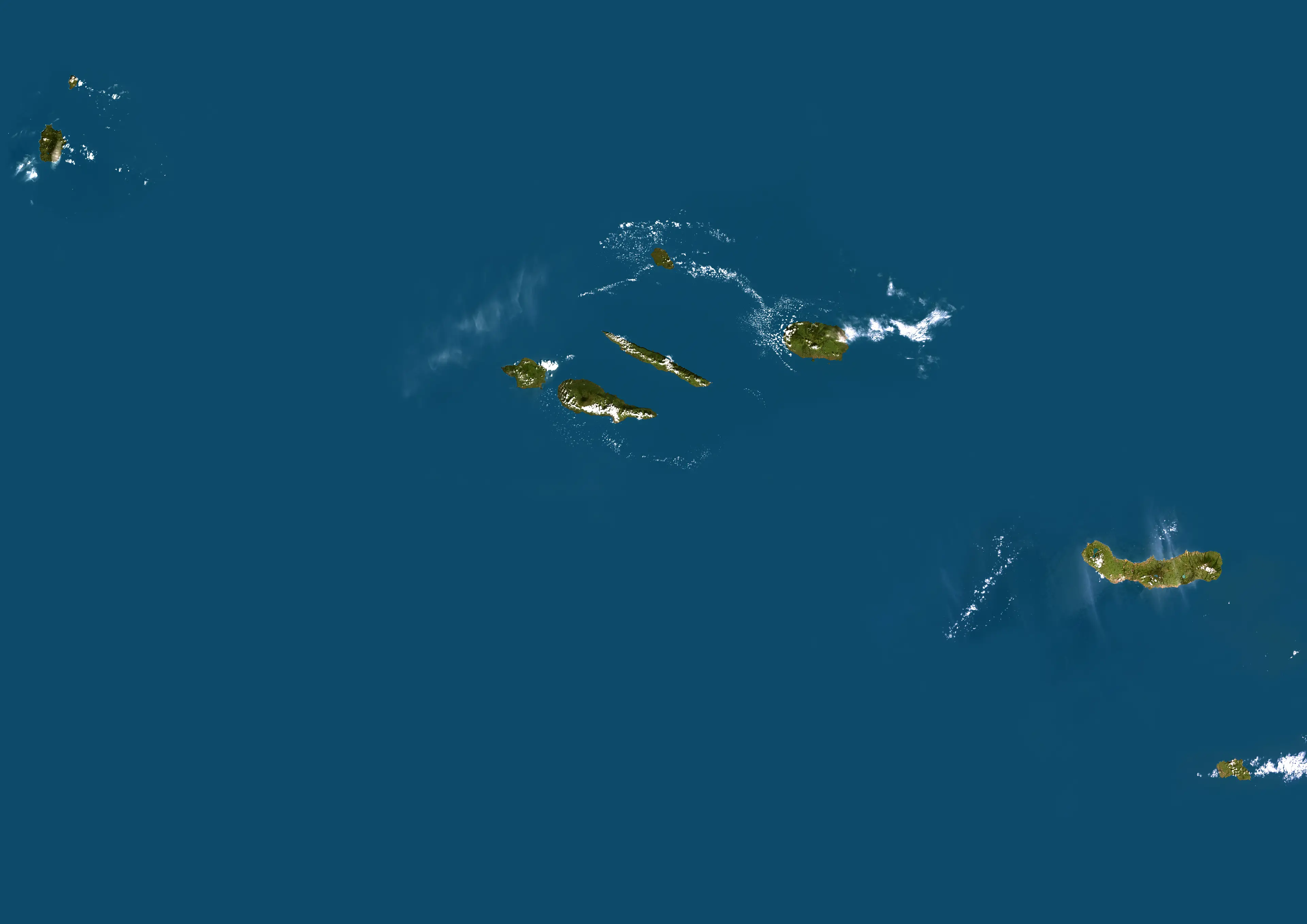 The Azores are located in the Atlantic Ocean.