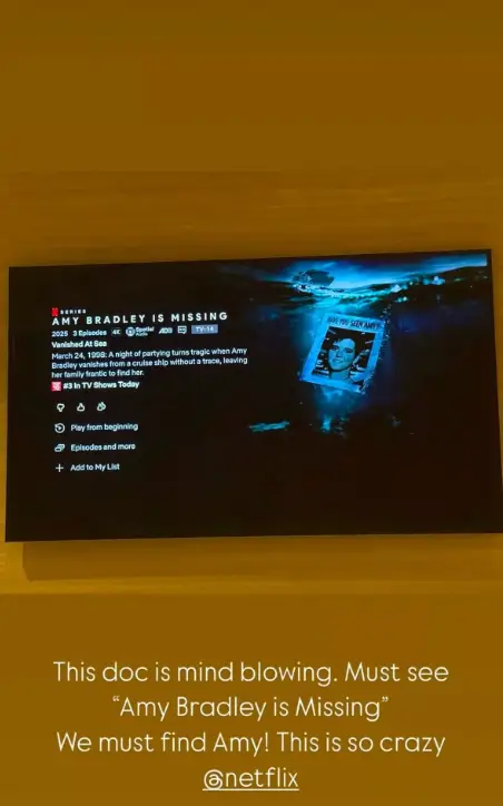 Kim has tuned into the doc (Instagram/@kimkardashian)