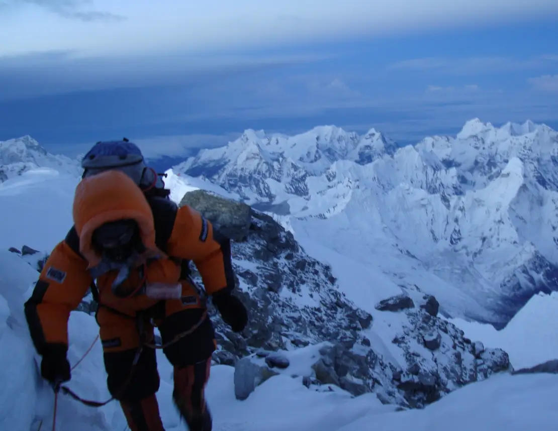 The Death Zone is located above 26,000 feet (Ian Taylor)