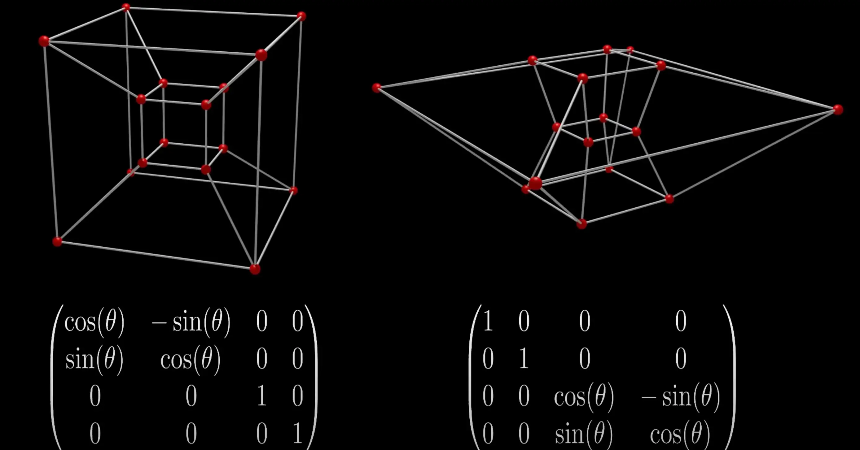 The diagram starts with a cube but quickly grows a whole lot more complicated.