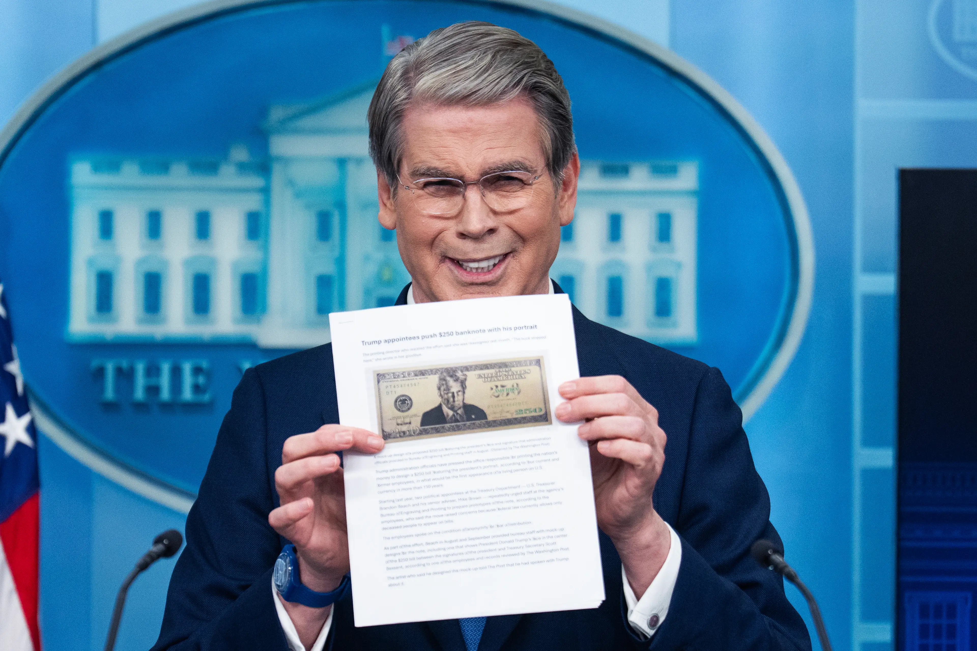 Treasury Secretary Scott Bessent recently debuted the $250 bill proposal (Tom Williams/CQ-Roll Call, Inc via Getty Images)