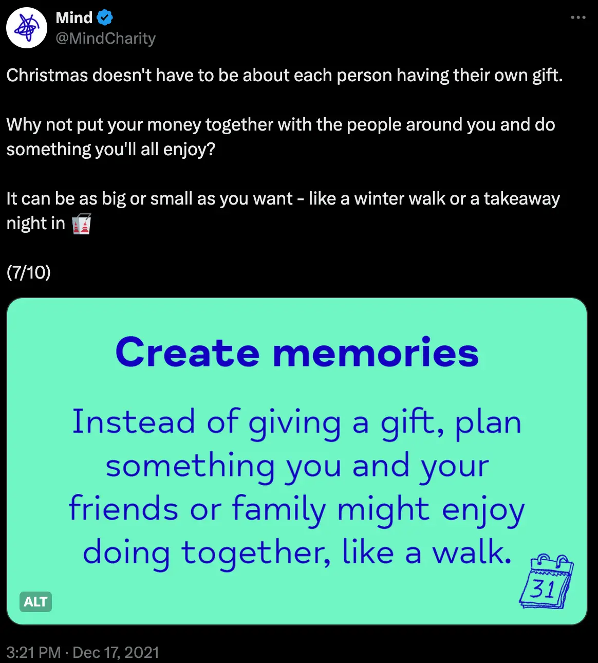 How about scrapping the pressure of big gifts this Christmas and focusing on what truly matters?