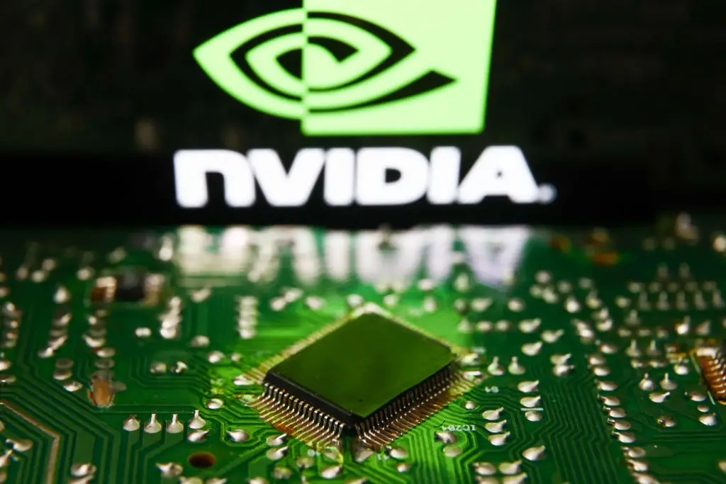 Nvidia has lost almost $600 billion in market value (Jakub Porzycki/NurPhoto via Getty Images)