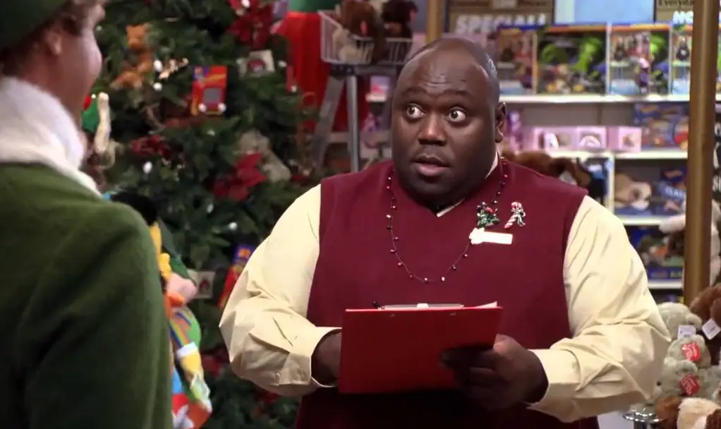 Love played the Gimbel's manager in the beloved Christmas movie (New Line Cinema)