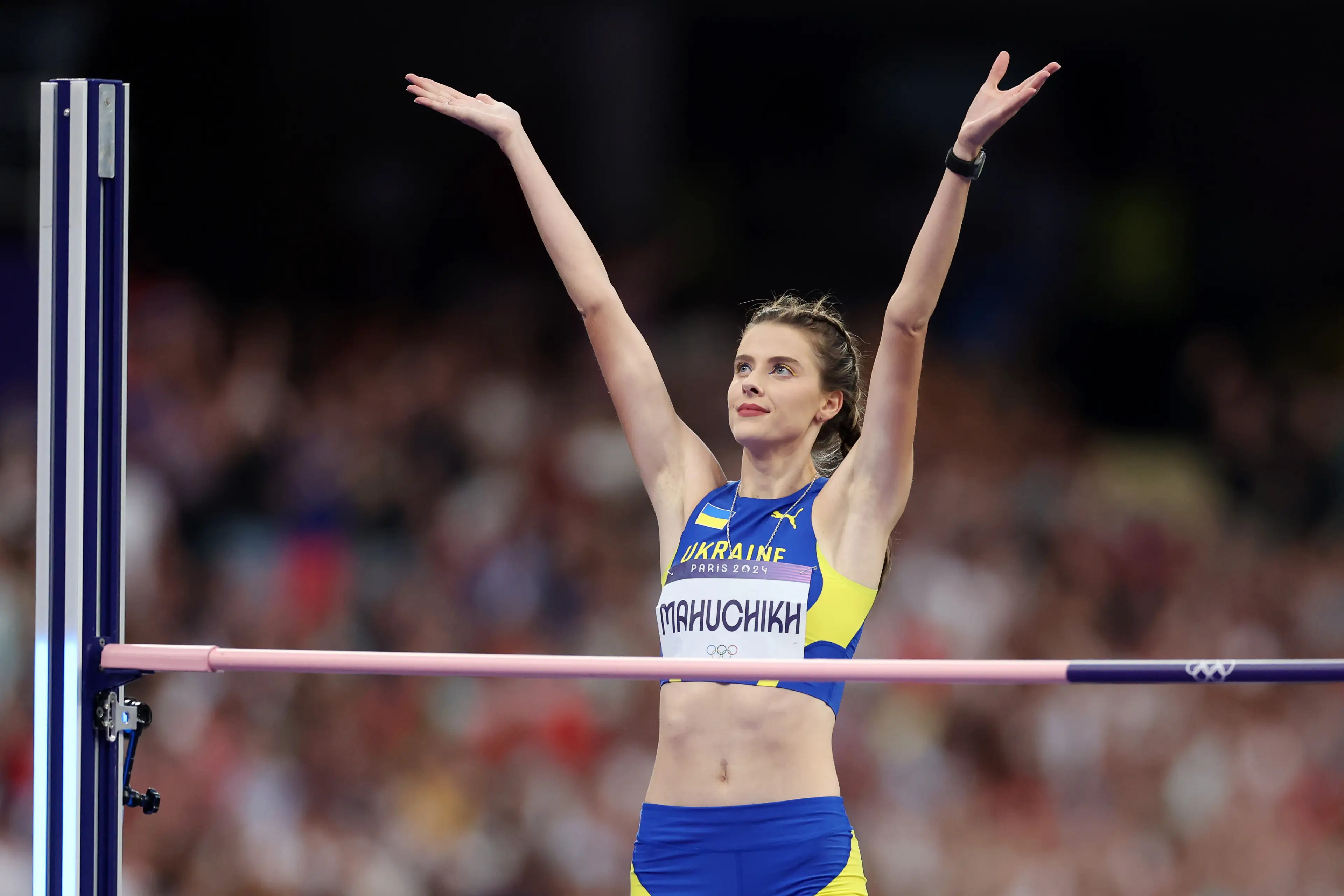 Yaroslava Mahuchikh won gold over the weekend. (Alex Pantling/Getty Images)