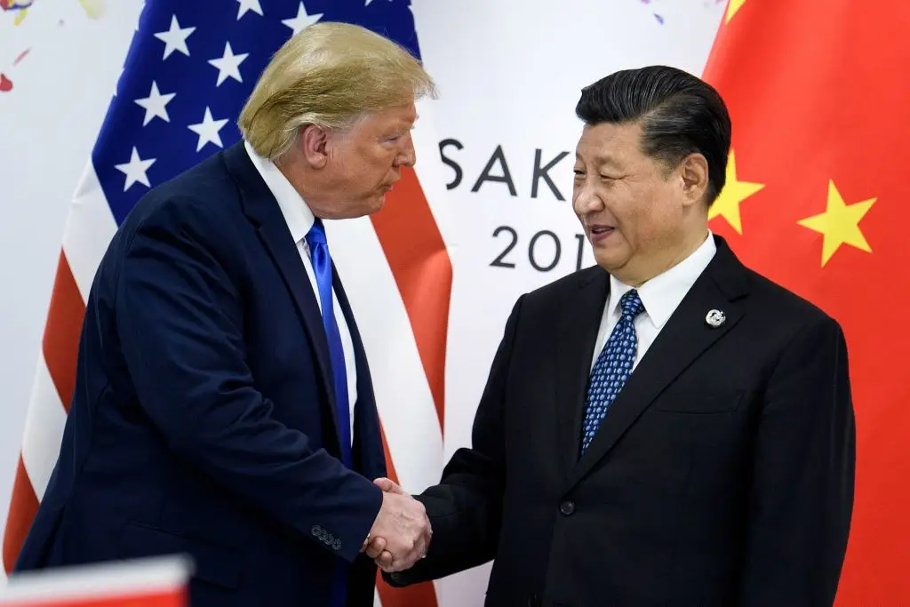 President Donald Trump has reported that the trade deal with Chinese President Xi Jinping is 'done' (BRENDAN SMIALOWSKI/AFP via Getty Images)