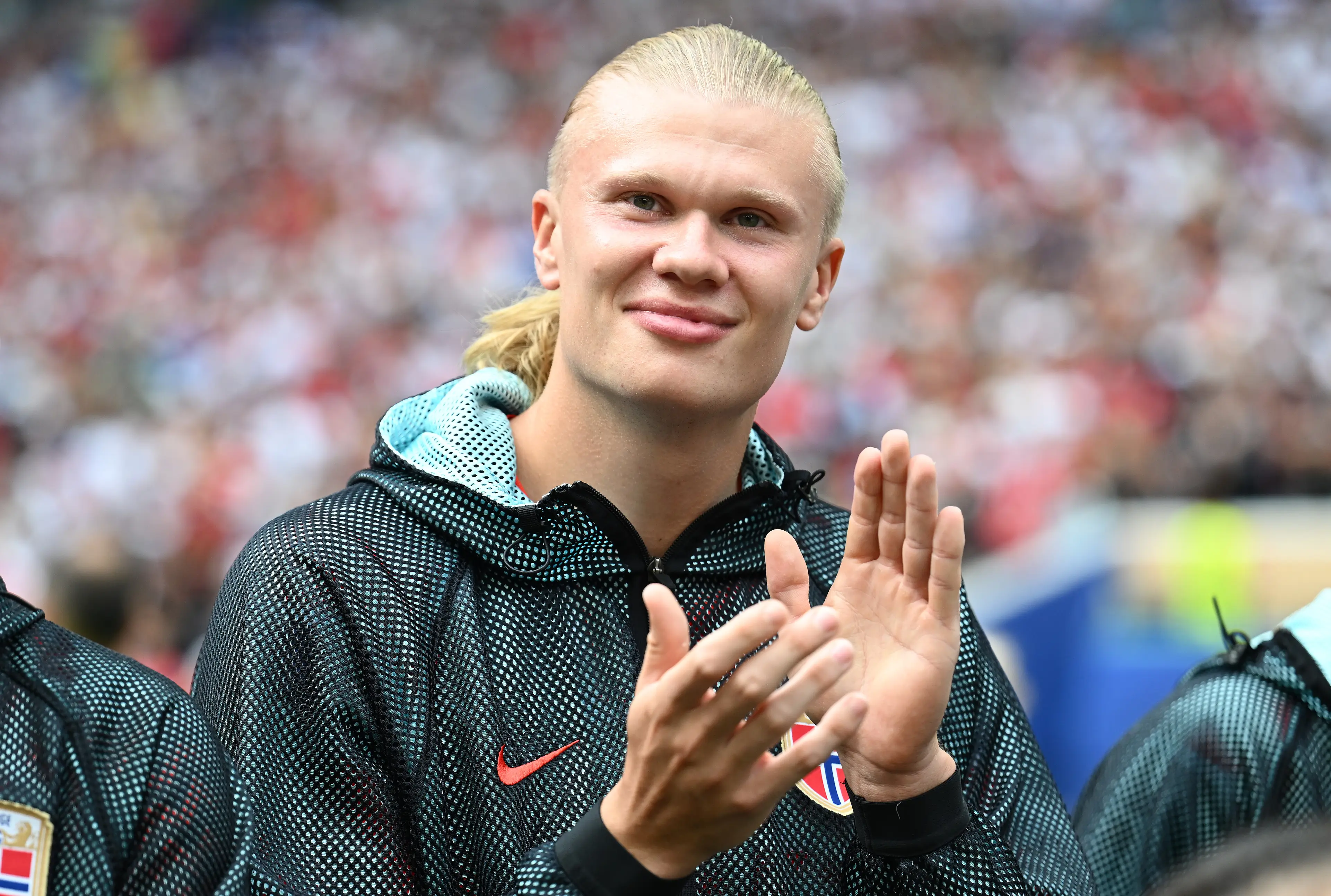You clapping the barista if they manage to get your order right if you copy Haaland (Hannah Peters - FIFA/FIFA via Getty Images)