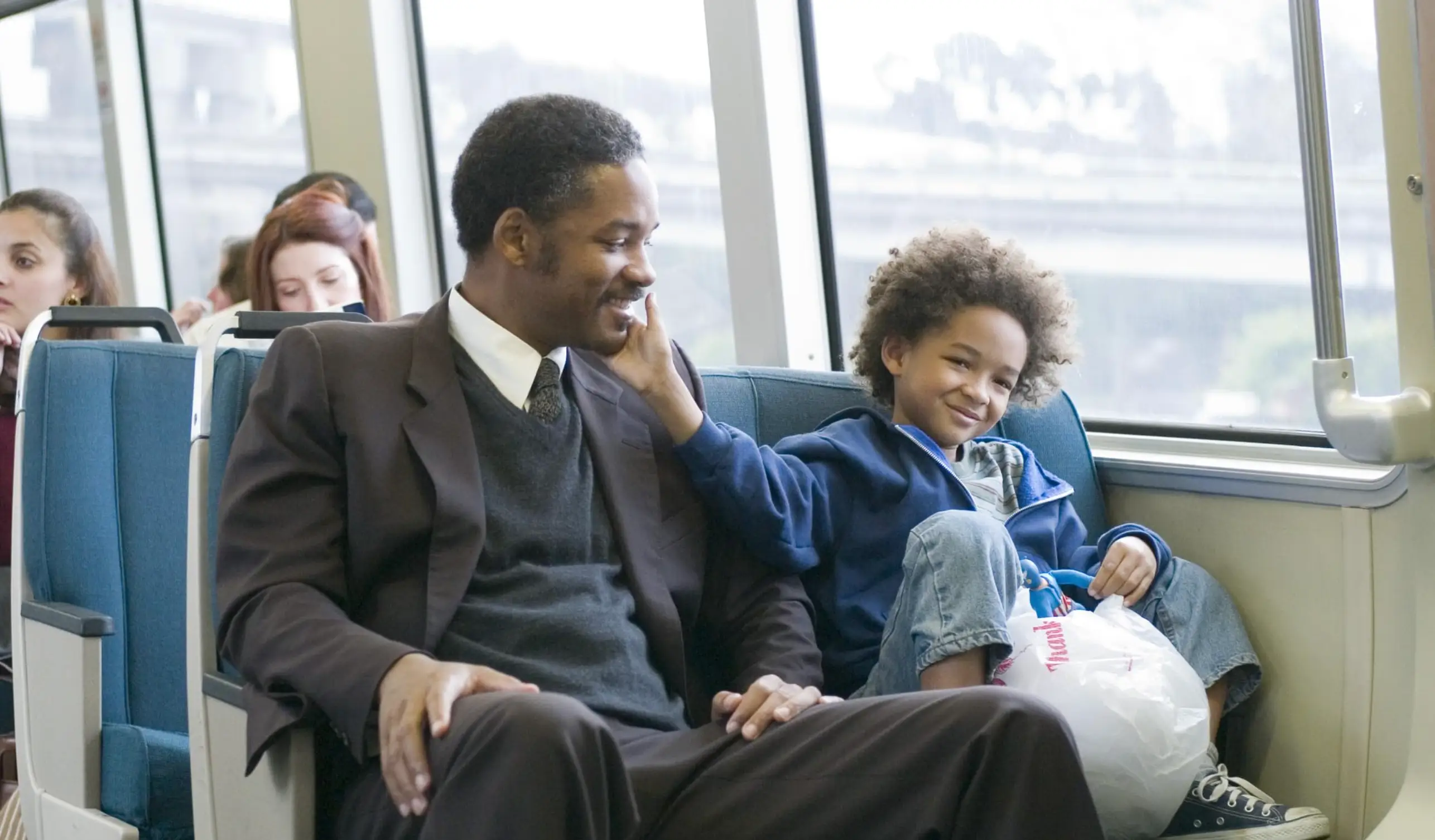 Will and Jaden Smith star as father and son in the 2006 flick (Columbia Pictures)