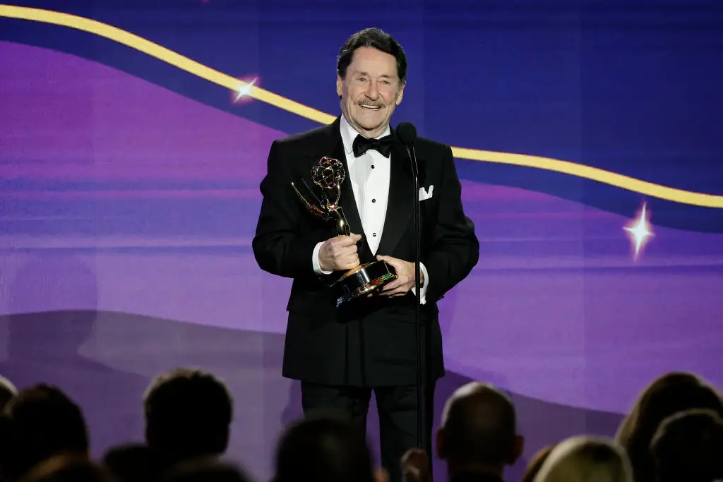 Peter Cullen voiced Optimus Prime in the original Transformers animated series beginning in 1984. (Photo by Kevin Winter/Getty Images)