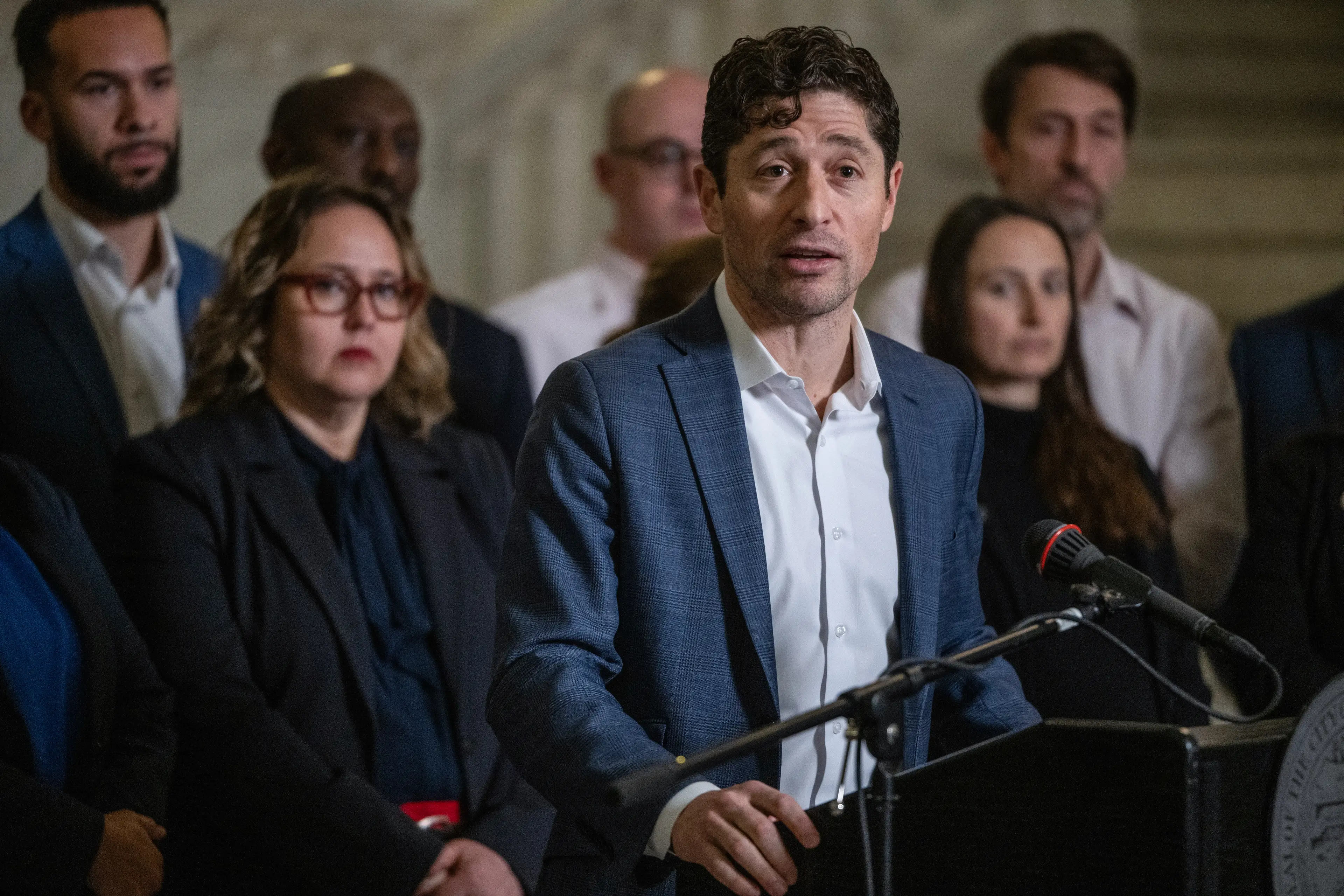 Jacob Frey addressed Vance's comments shortly after (Victor J. Blue/Bloomberg via Getty Images)