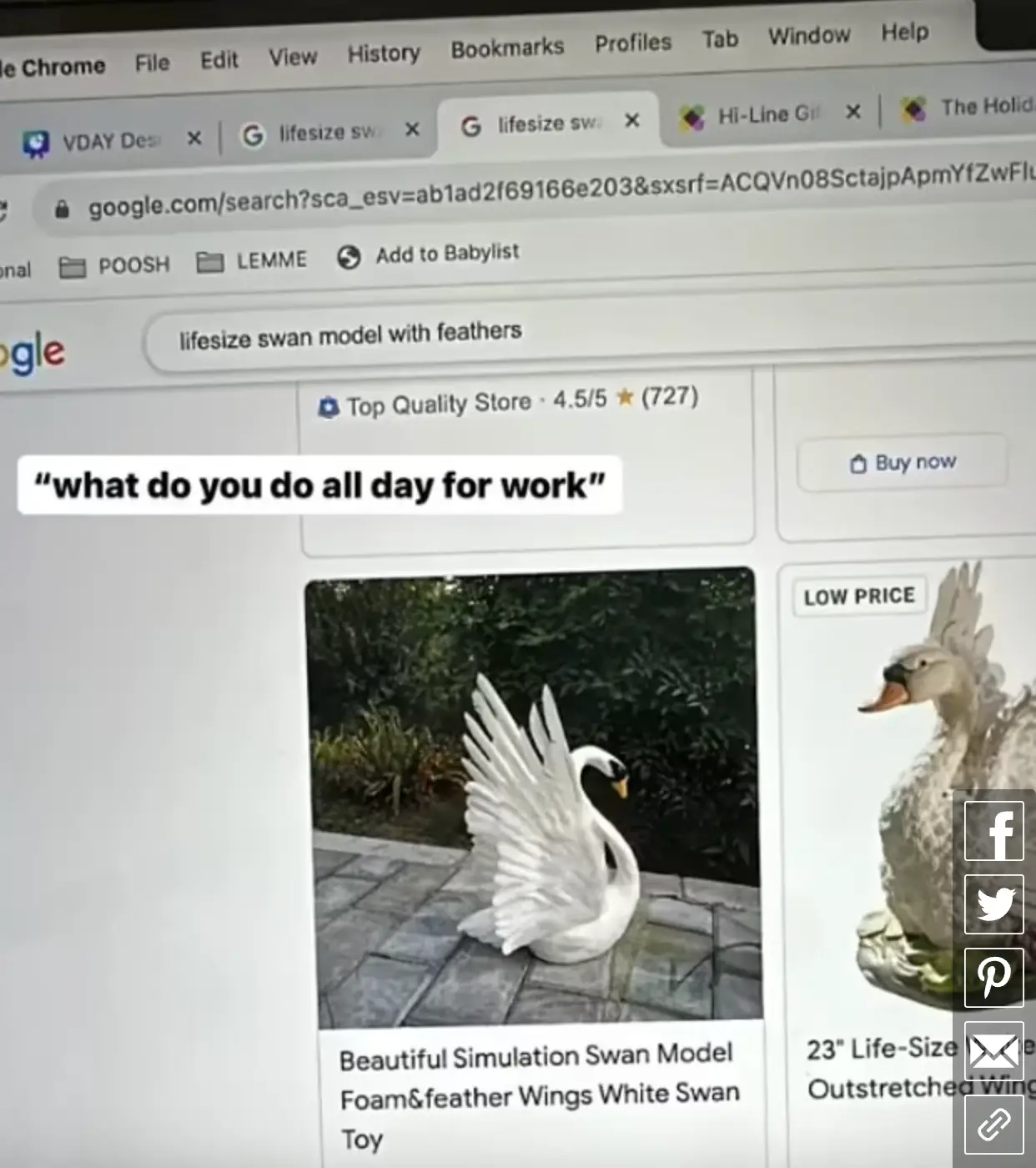 The assistant shared the snap to her instagram: John Shearer/Getty Images/Liz Muller/Instagram
