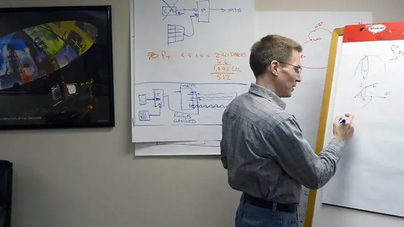 Jason is now considered by many to be a math genius. (BBC/Jason Padgett)