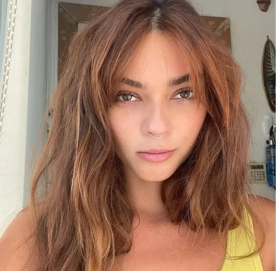 Model Christy Giles died in November.