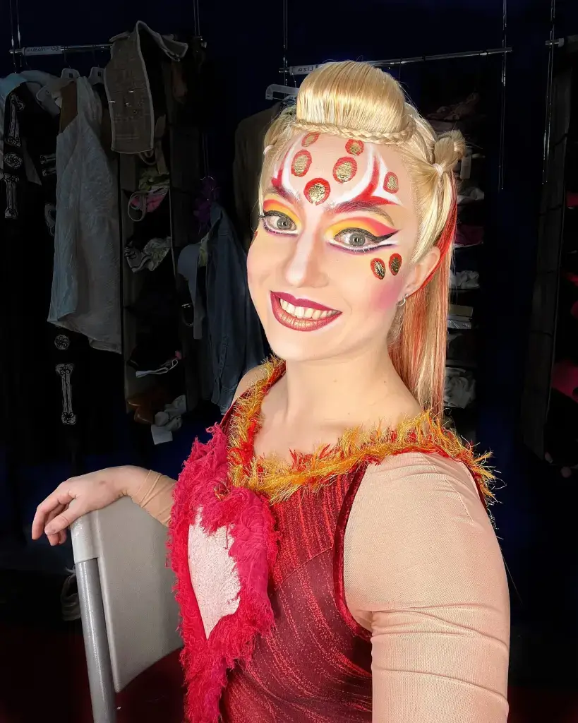 Mariia was rushed to hospital after the fall. (@m_knf/Instagram)