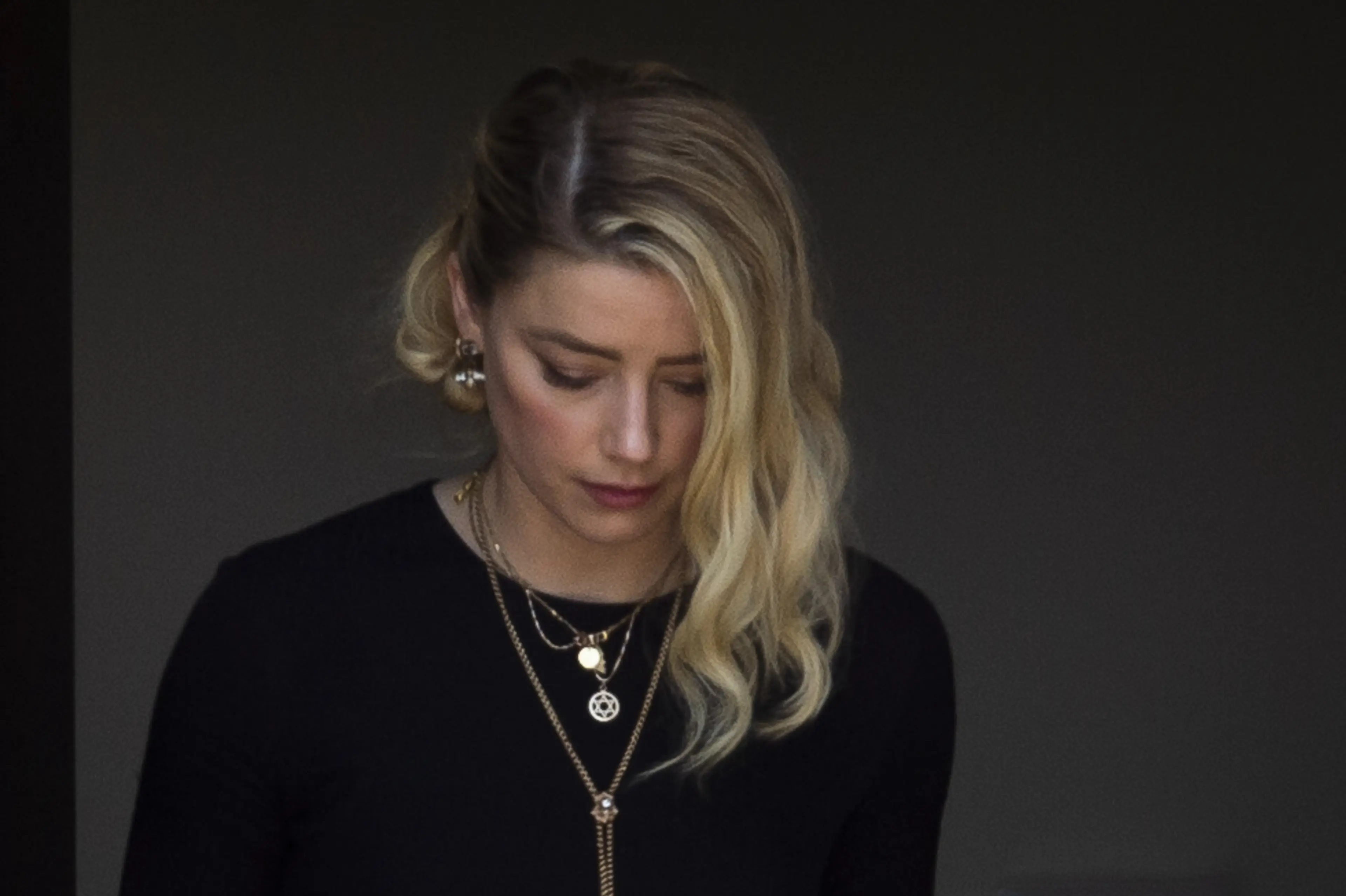 Amber Heard following the jury's verdict.