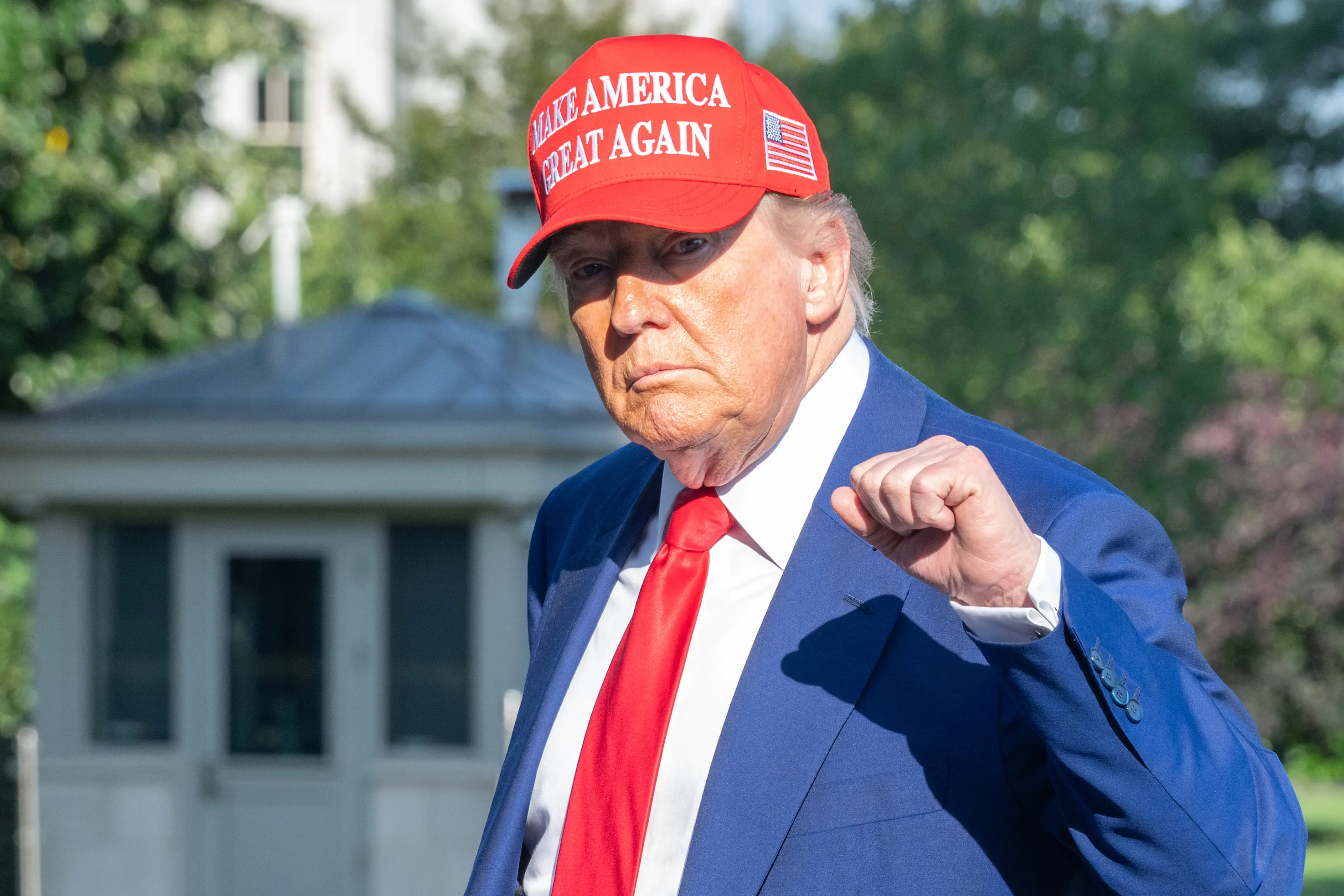 Donald Trump bombed nuclear sites in Iran over the weekend (Ron Sachs/CNP/Bloomberg via Getty Images)