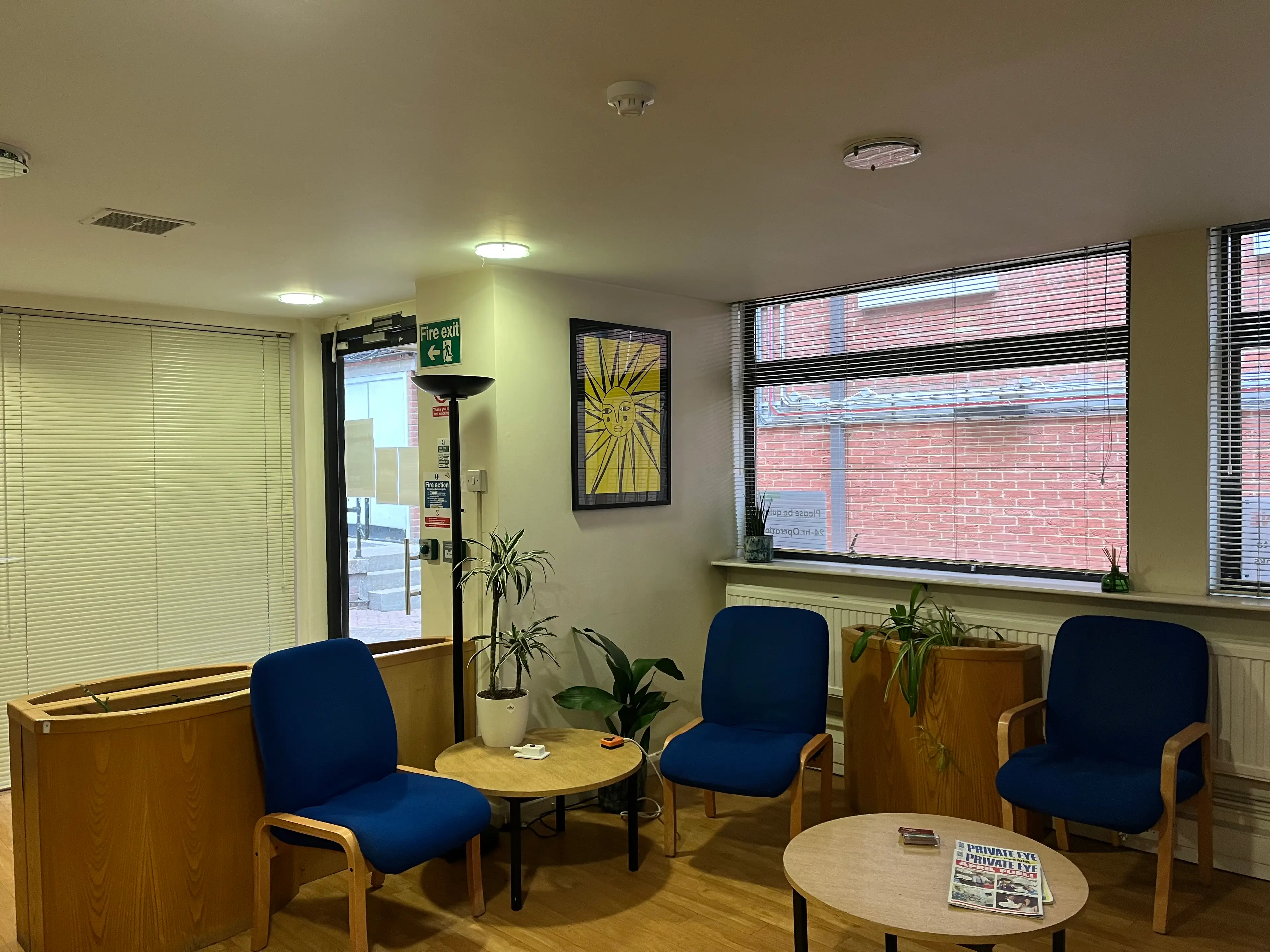 Volunteers get a debrief after their shifts so they're supported too. 
