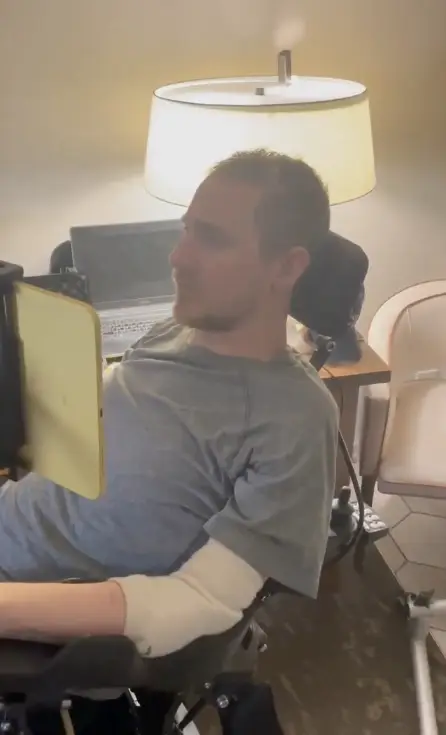 Rob says he's been able to play video games in less than a week since having the chip installed (X/greiner_ro52817)