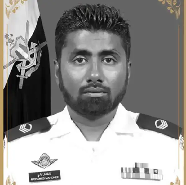 Rescue diver Mohammed Mahudhee sadly died when trying to recover the bodies (MNDF)