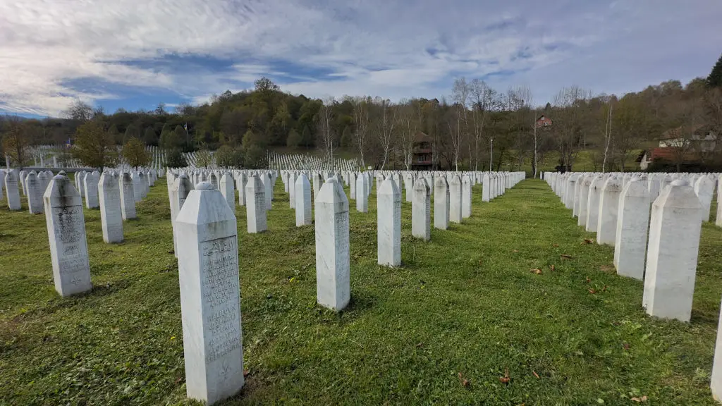 During the Bosnian Genocide of 1992 to 1995, Bosnian Serb forces carried out ethnic cleansing and mass executions. (Photo by Elman Omic/Anadolu via Getty Images)