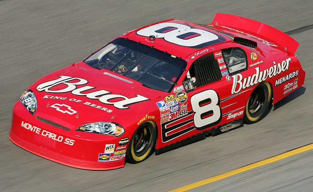 Earnhardt Jr had famously raced the Budweiser logo'd No.8 car between 1999 to 2007, for eight seasons (Photo by Jonathan Ferrey/Getty Images)