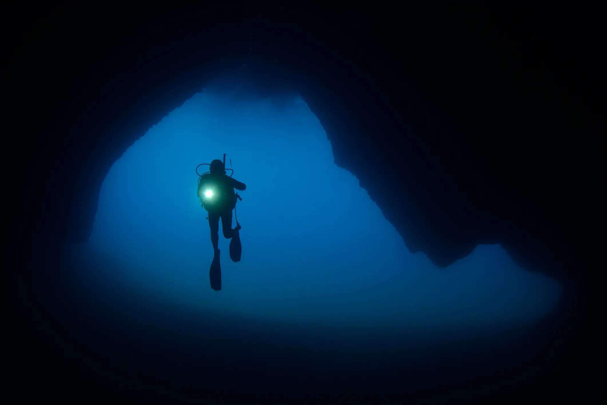 Roger Solari and Martyn Farr were exploring the Agen Allwedd cave in Wales. (Getty Stock Image)