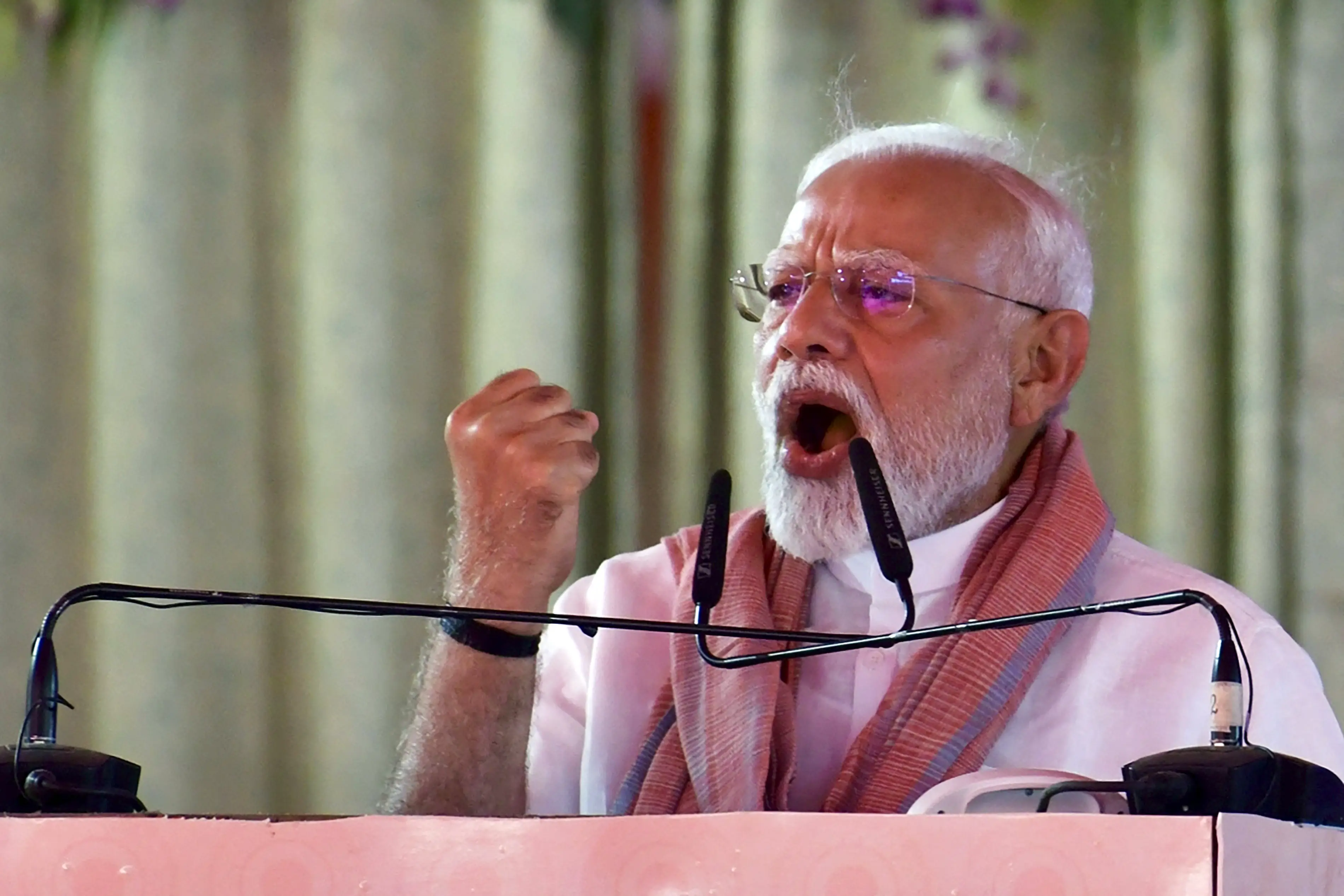 India's prime minister Narendra Modi has responded in a series of ways following the attack(SACHIN KUMAR/AFP via Getty Images)