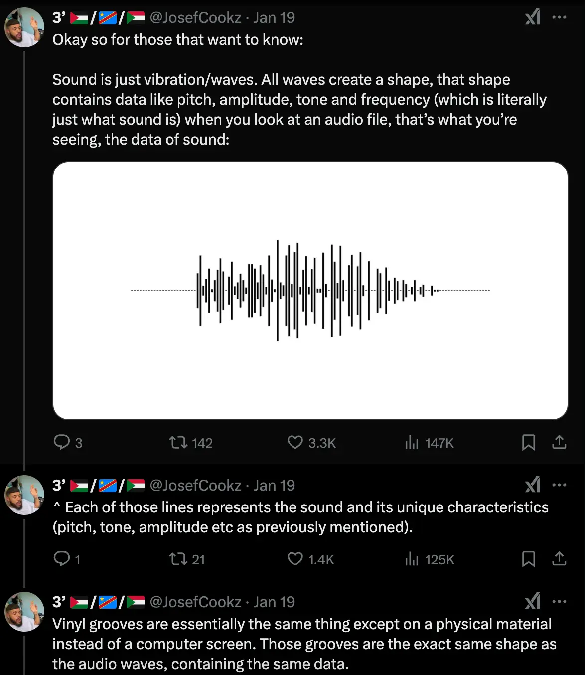 How vinyl records are made (Twitter/ @JosefCookz) 