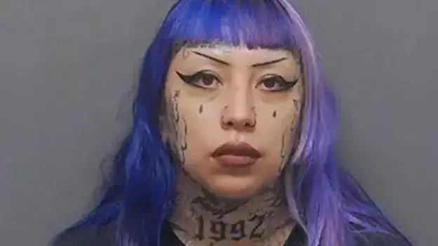 Ashley Pardo and her son remain in custody in connection to the alleged school shooting plot (Police handout)