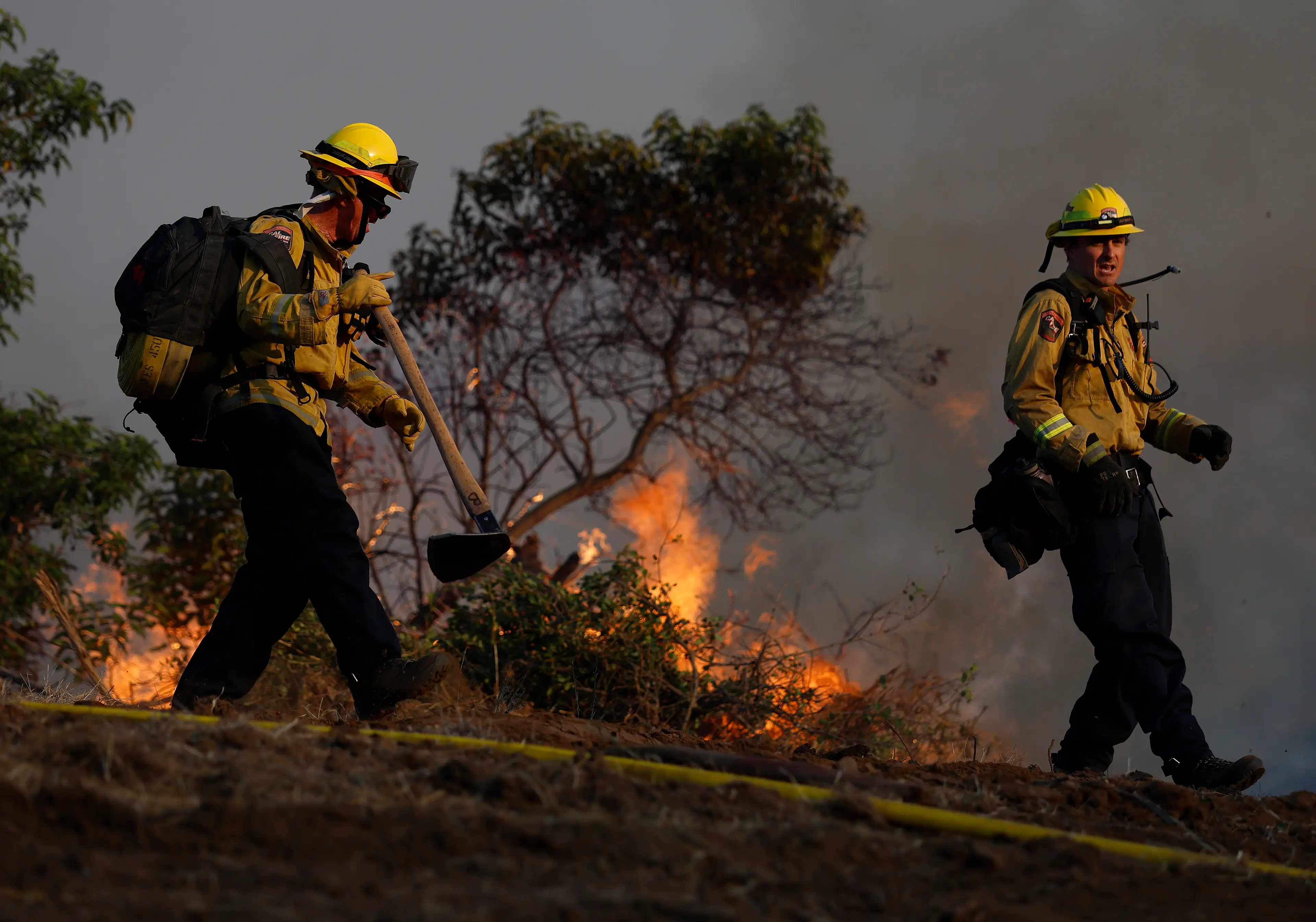 Authorities have called for the evacuation of more than 17,000 people (Justin Sullivan / Getty Images)