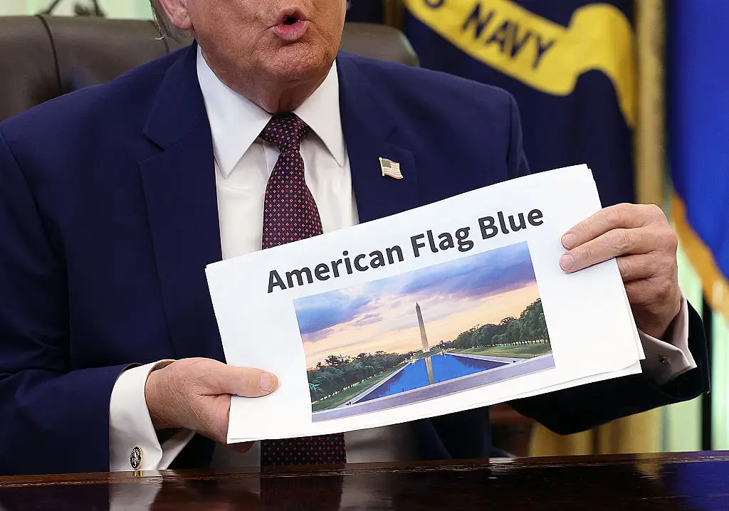 Trump had a specific vision for the pool. (Kevin Dietsch/Getty Images)
