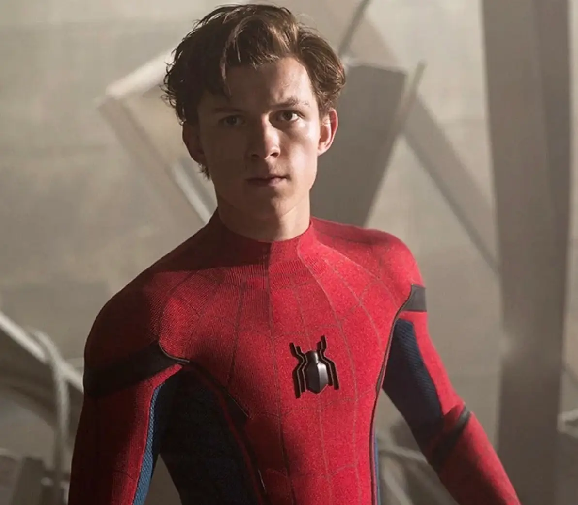 Holland as Peter Parker.