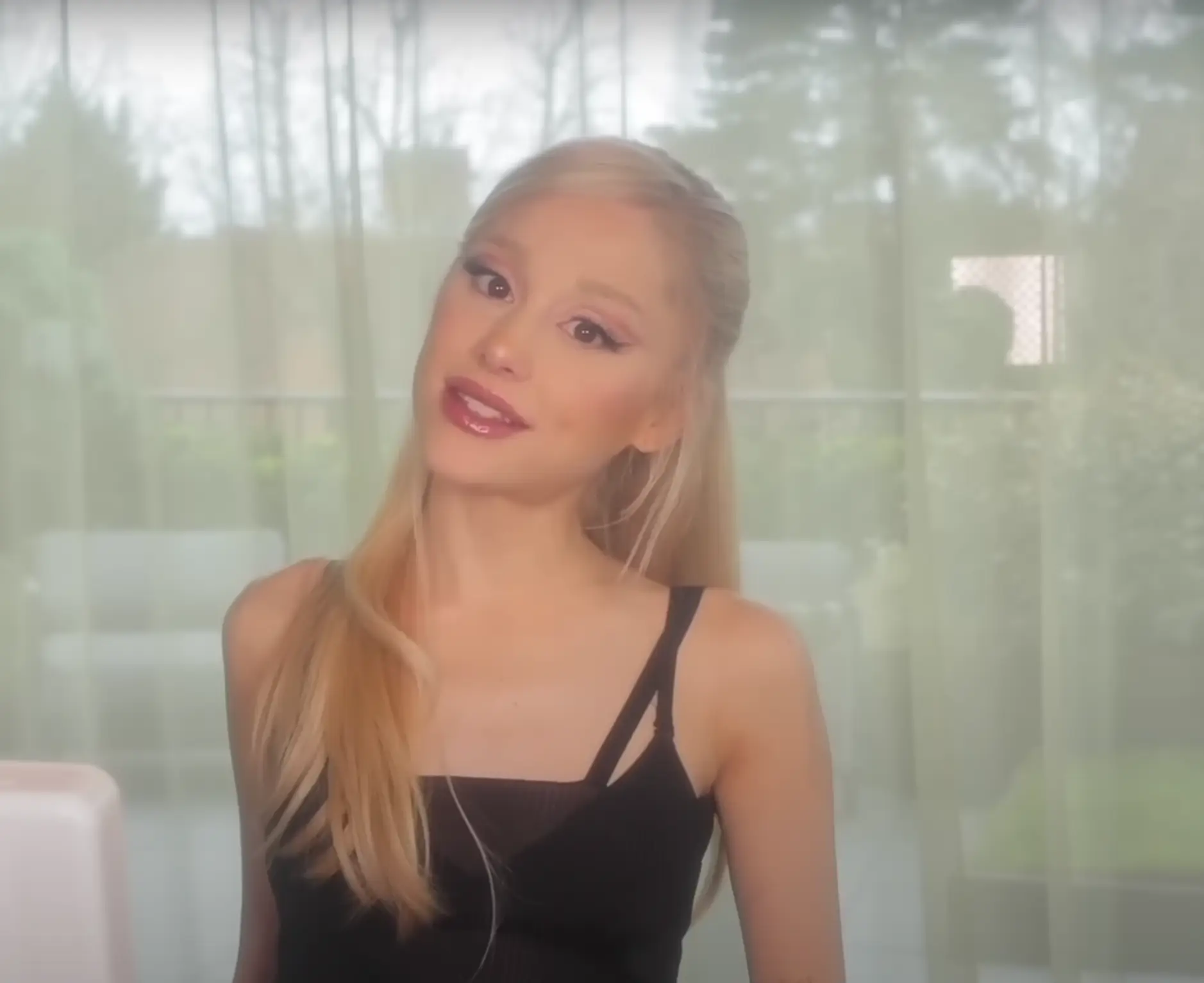 Ariana Grande's latest video is going viral following claims that she has a 'new voice'.