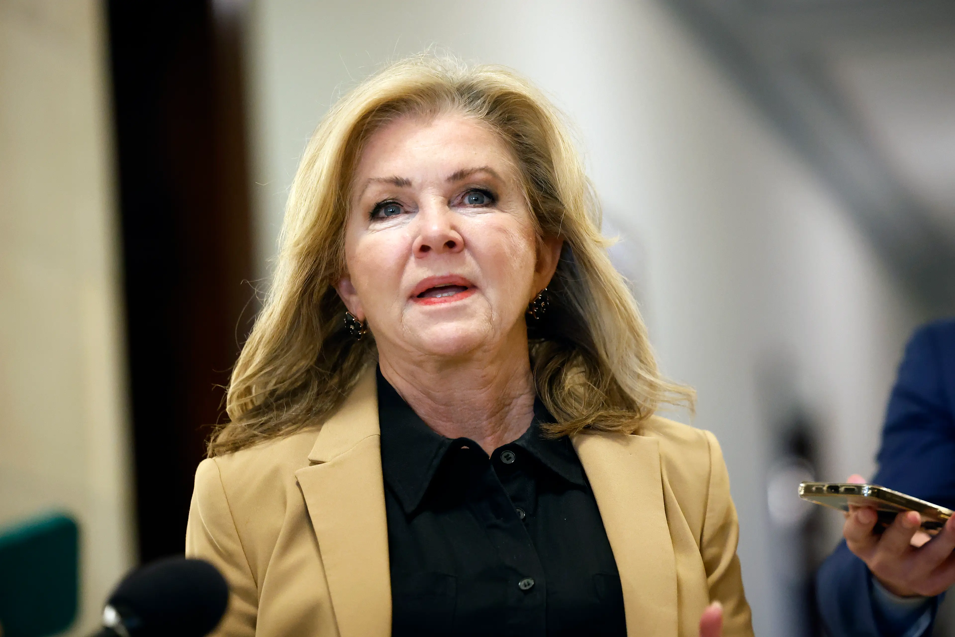 Senator Marsha Blackburn drew attention to the post (Kevin Dietsch/Getty Images)