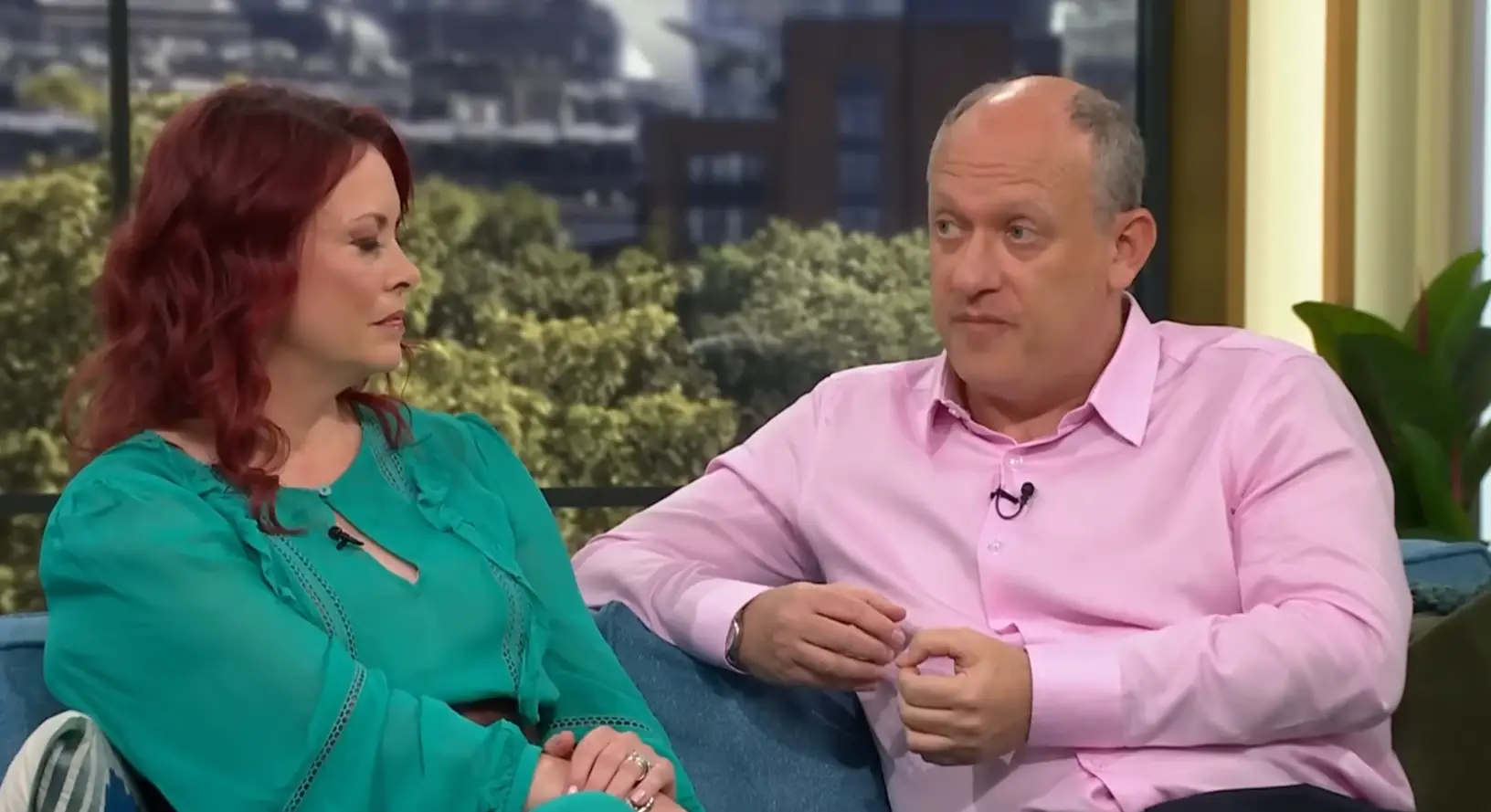 Sharon found out what was wrong after a chance encounter with Prof Adam Fox (YouTube/This Morning)