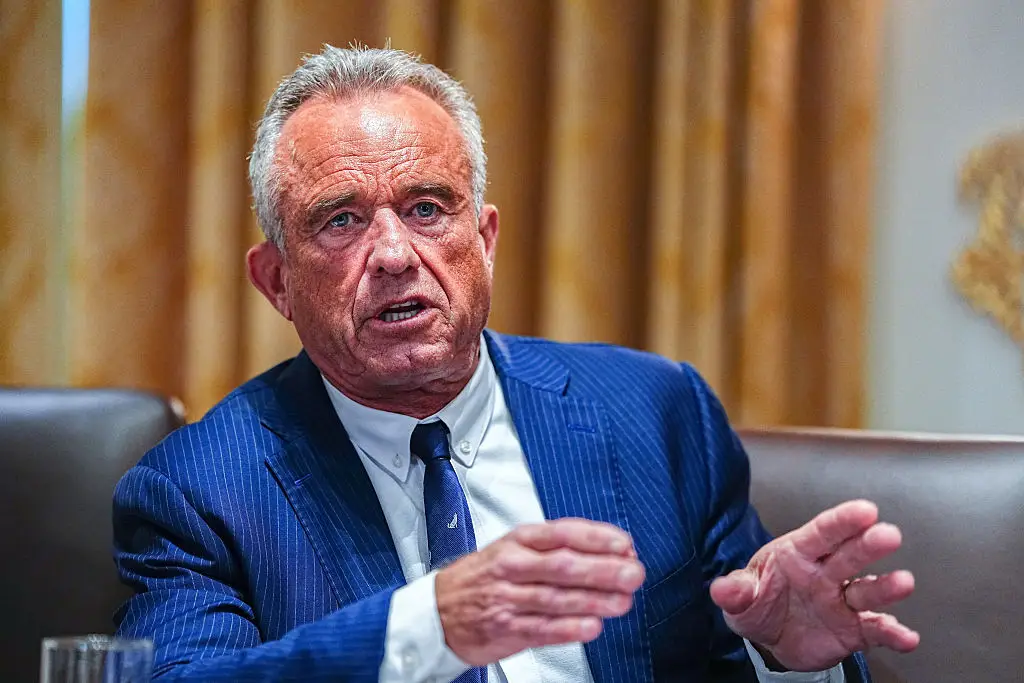 Robert F Kennedy Jr has claimed he will stage a press conference in September (Aaron Schwartz/CNP/Bloomberg via Getty Images)