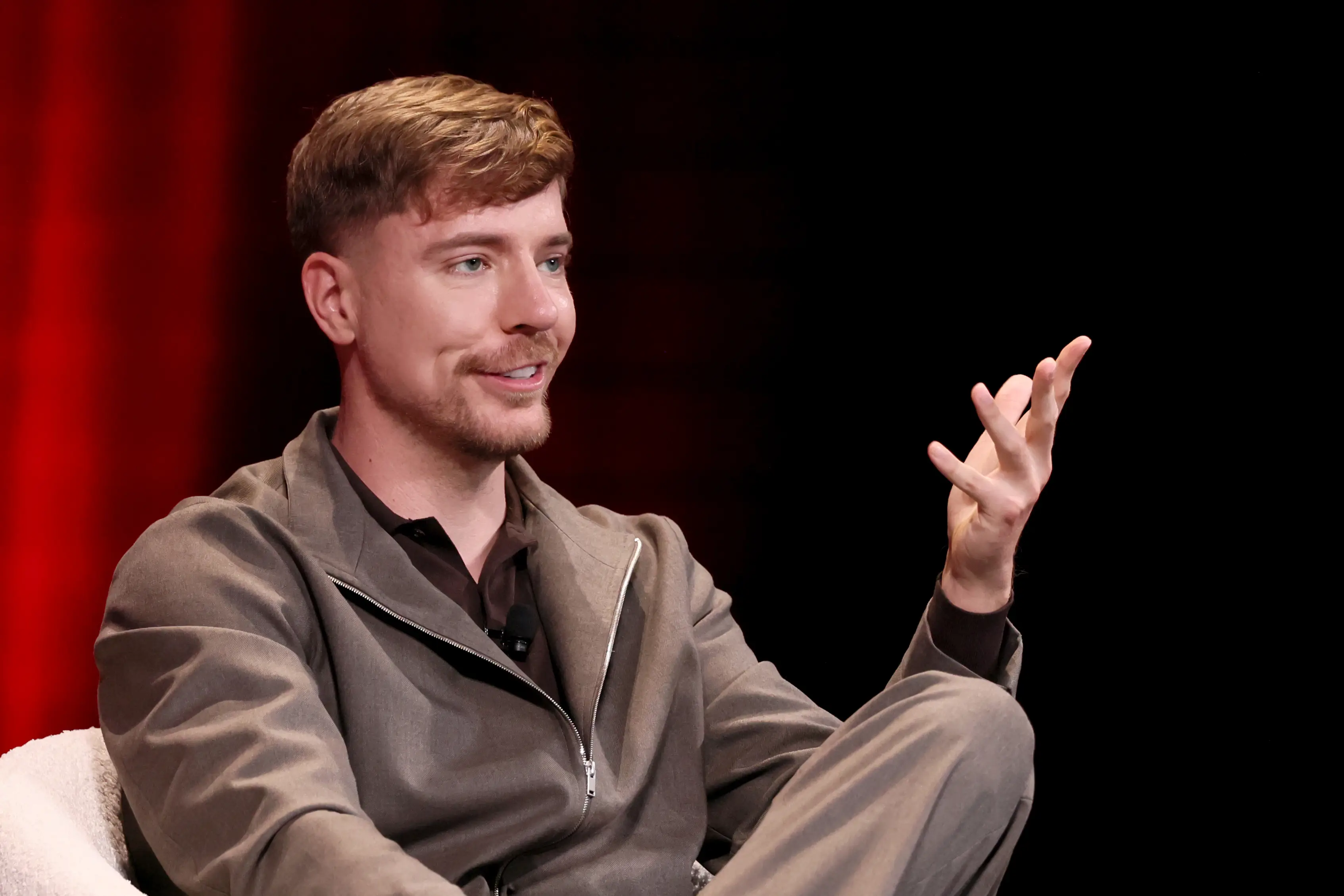 MrBeast has spoken in the past about the struggles of running a YouTube channel (Jemal Countess/Getty Images for TIME)