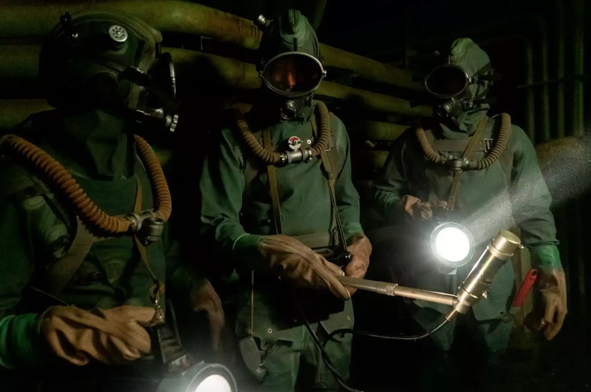 Alexei Ananenko, Valeri Bezpalov and Boris Barnov risked their lives to prevent an even bigger explosion, as depicted in HBO series 'Chernobyl.'