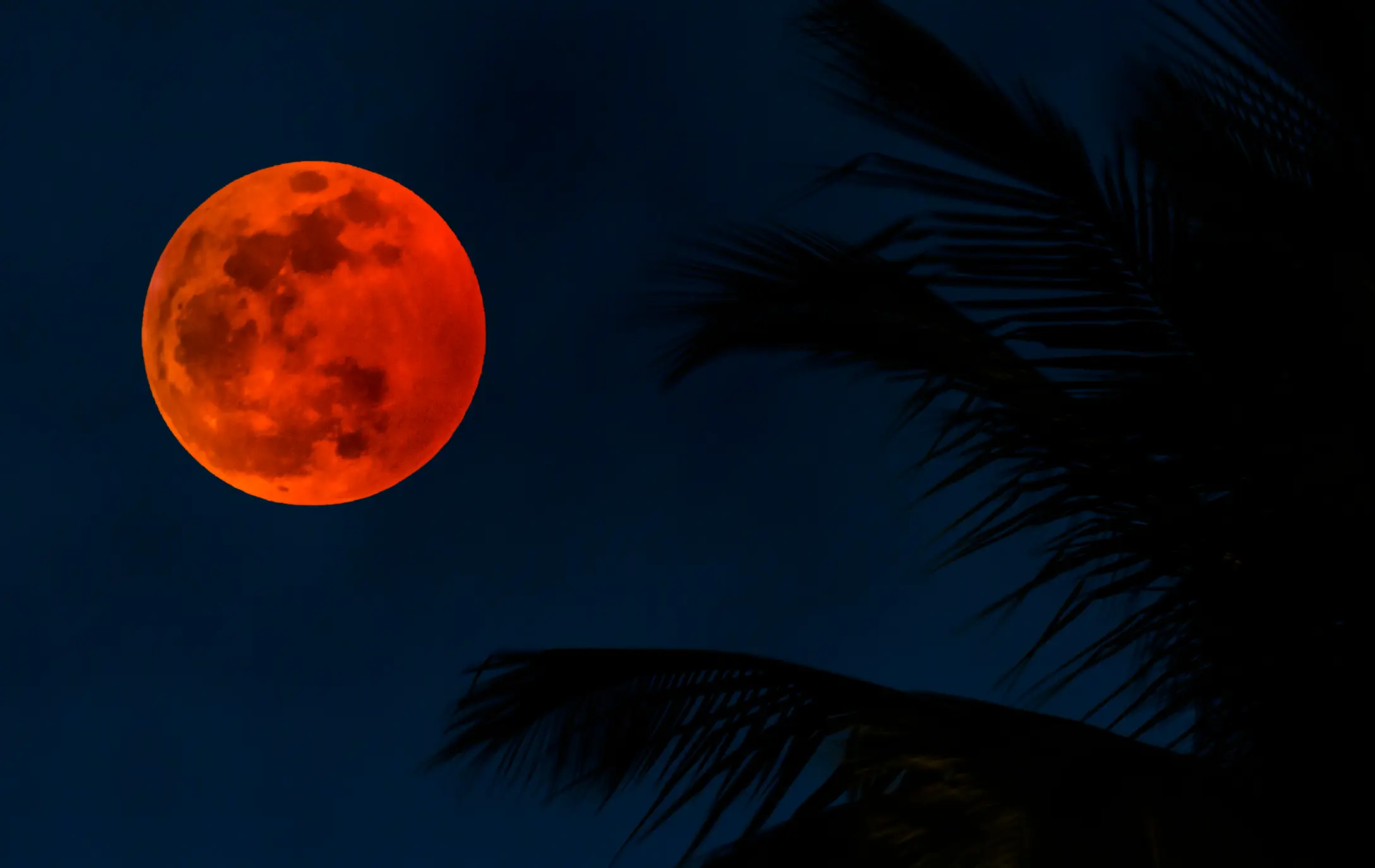 The Moon turns a very fetching shade of red (Getty Stock)