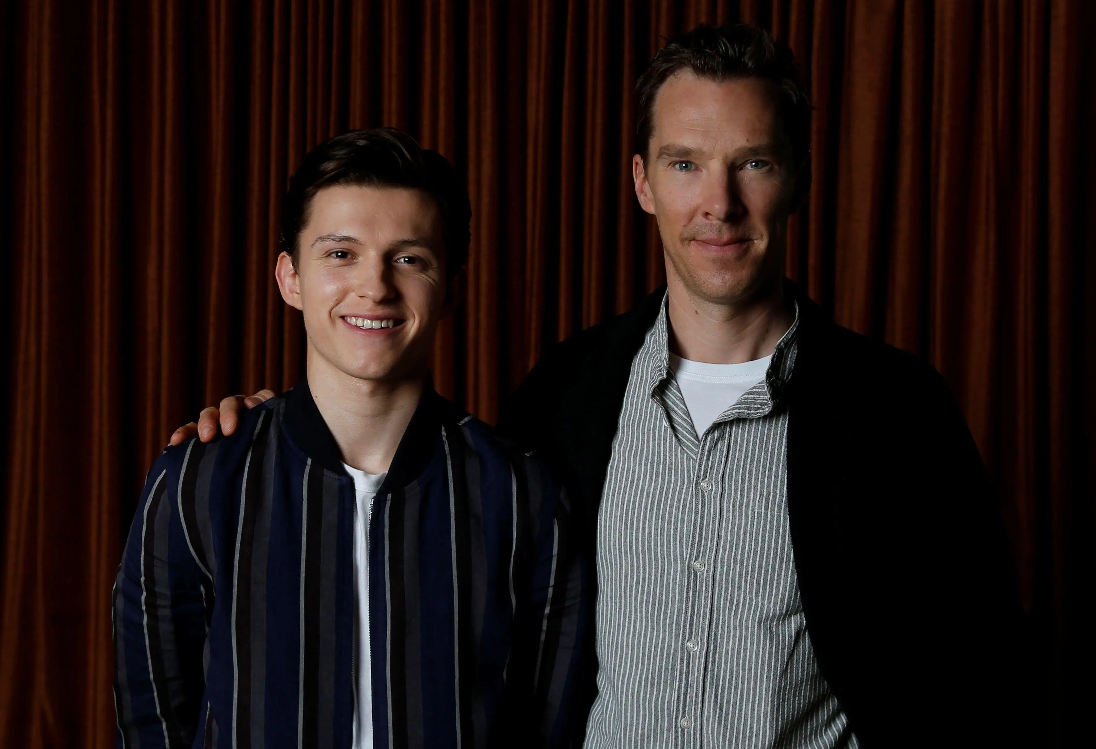 Benedict Cumberbatch and Tom Holland.