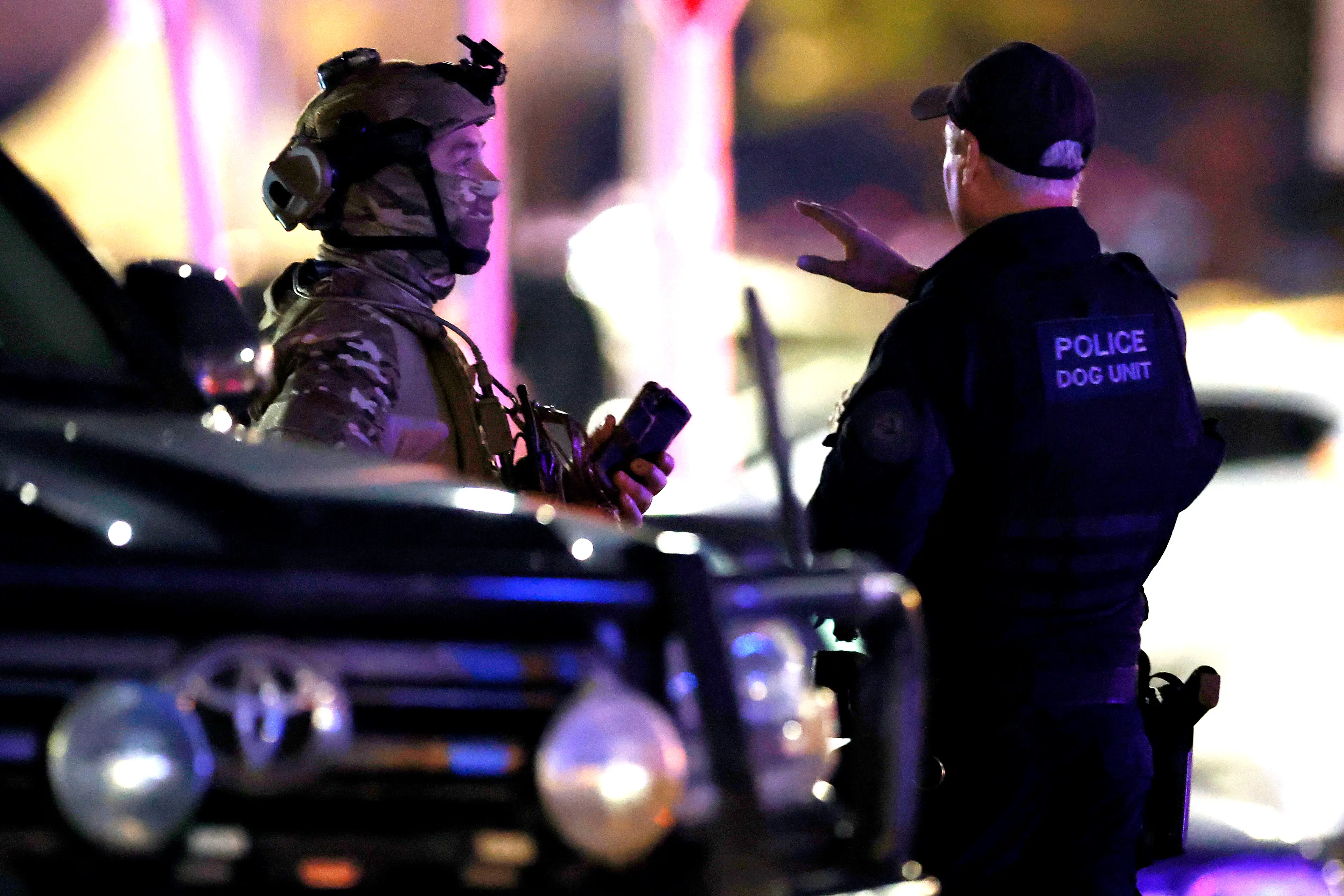 Police confirmed that ten people including one suspected shooter have died (Darrian Traynor/Getty Images)