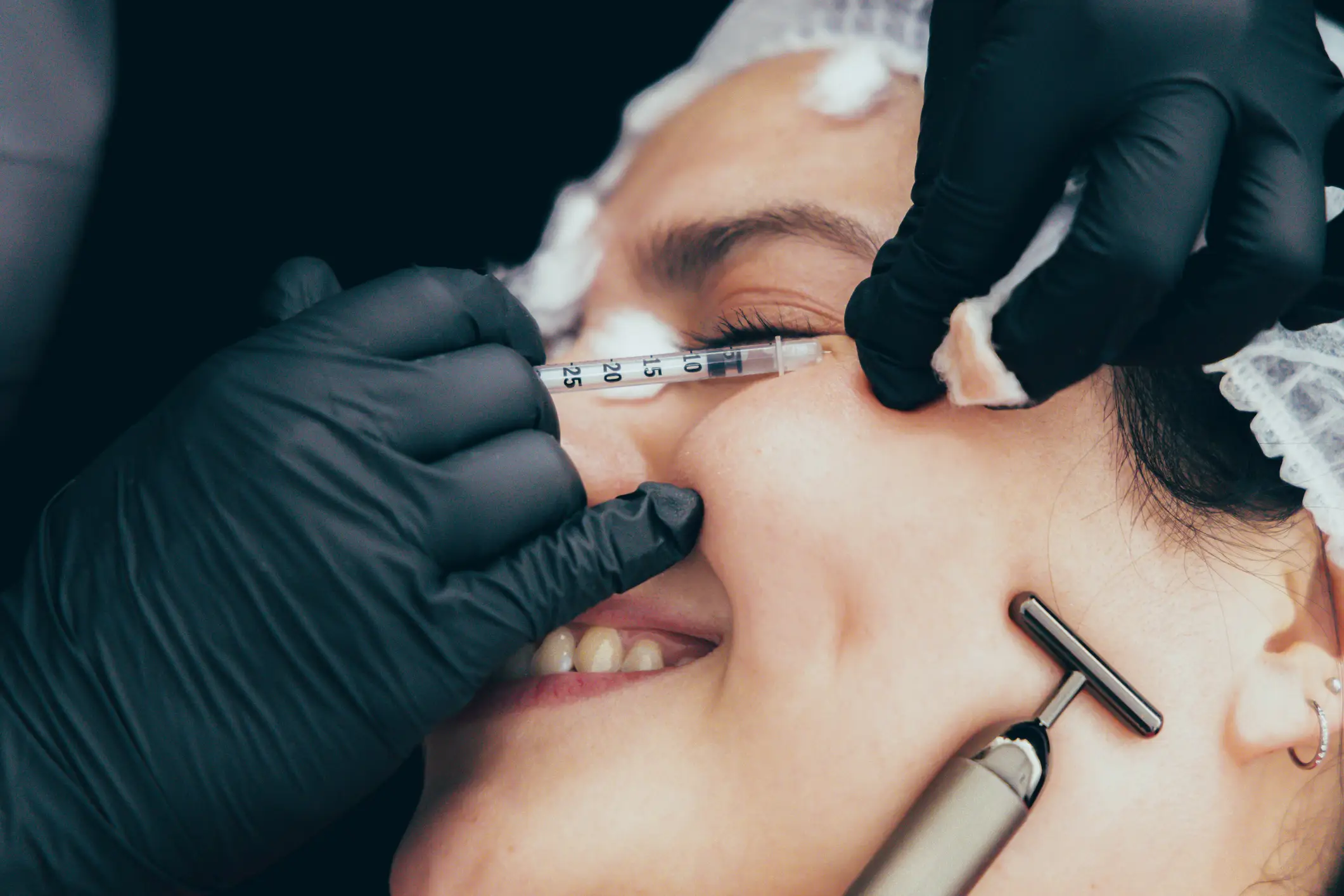 Anywhere around the eyes is known as a 'high-risk area'. (Getty Stock Images)