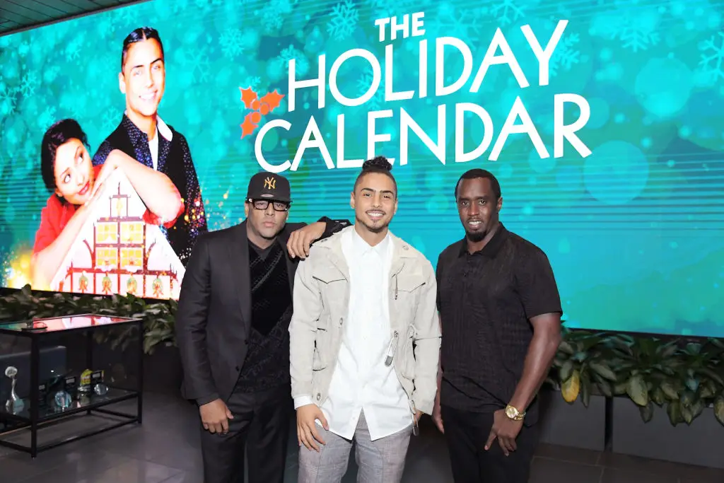 Al B. Sure!, Quincy Brown and Sean 'Diddy' Combs pictured together in 2018 (Charley Gallay/Getty Images for Netflix)