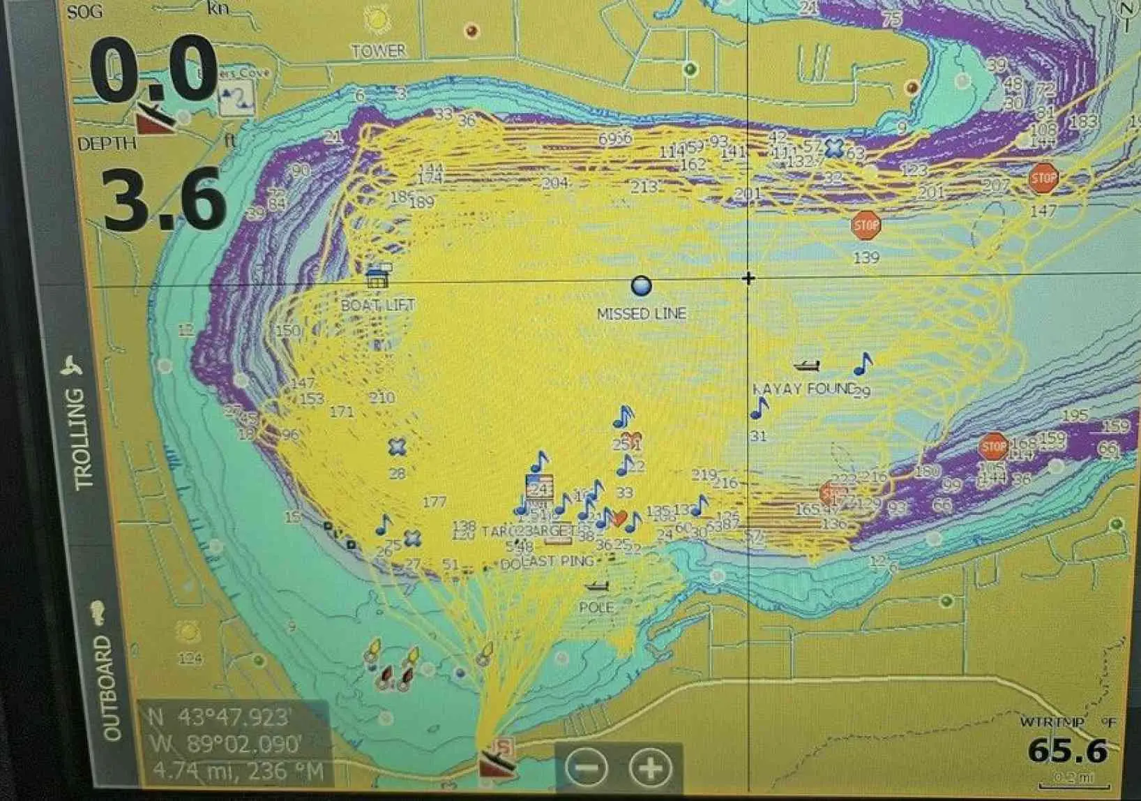 The original search area for the Wisconsin man (Green Lake County Sheriff's Office)